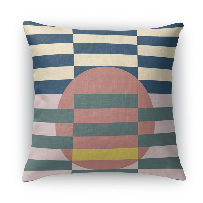 Wrought Studio Boothby Cotton Geometric Throw Pillow Wayfair